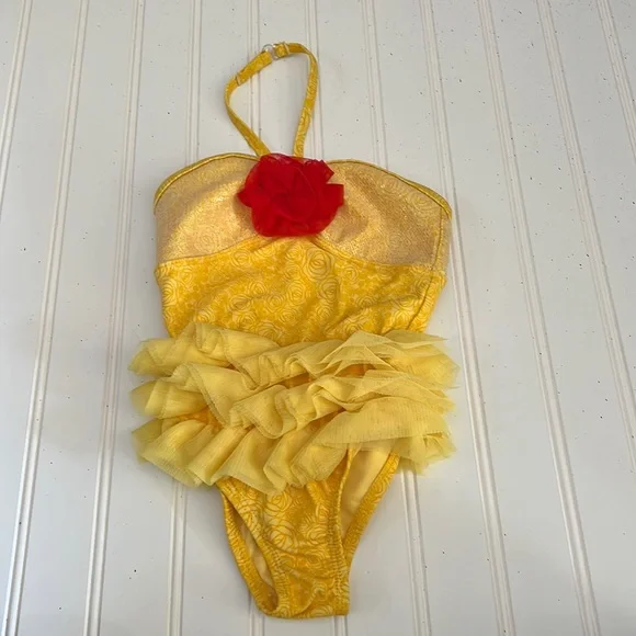 Disney Belle Bathing Suit with Matching Hooded Cape